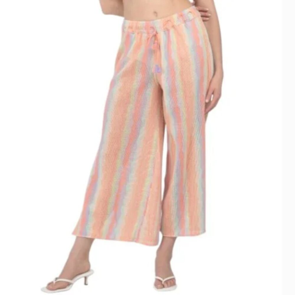 NWT Z&L EUROPE Marina Swim Cotton Pull on Cover-up Pants